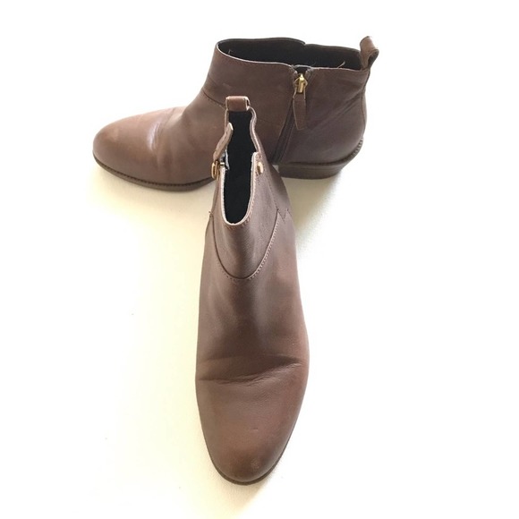 Franco Sarto Rafaela Ankle Brown Boots Size 7.5M - Picture 1 of 4